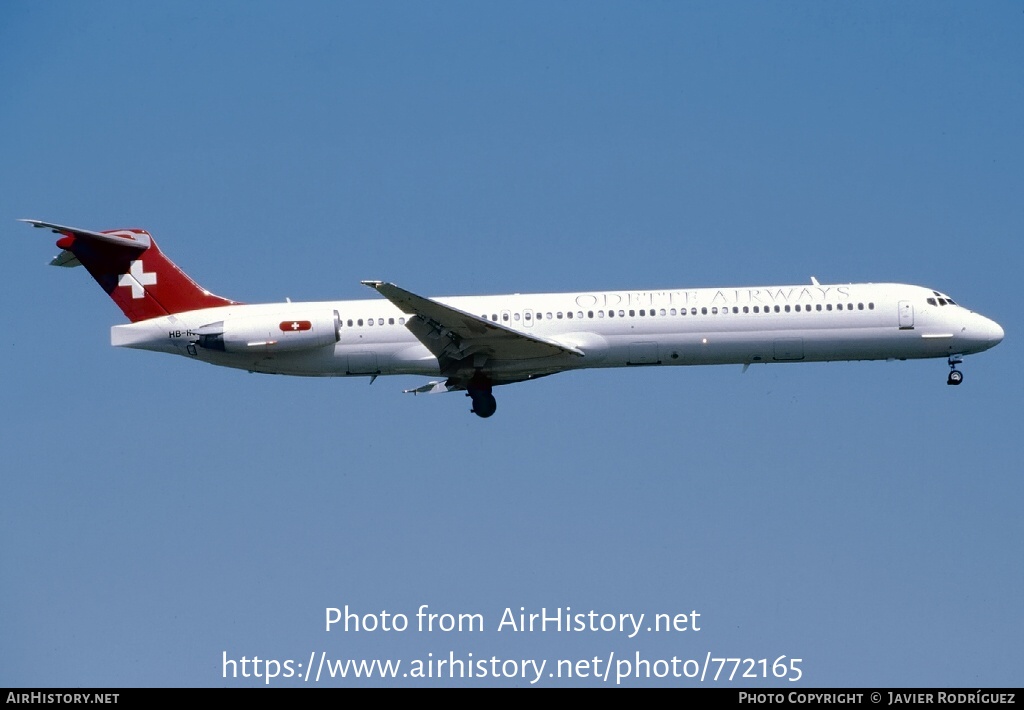 Aircraft Photo of HB-INV | McDonnell Douglas MD-83 (DC-9-83) | Odette Airways | AirHistory.net #772165