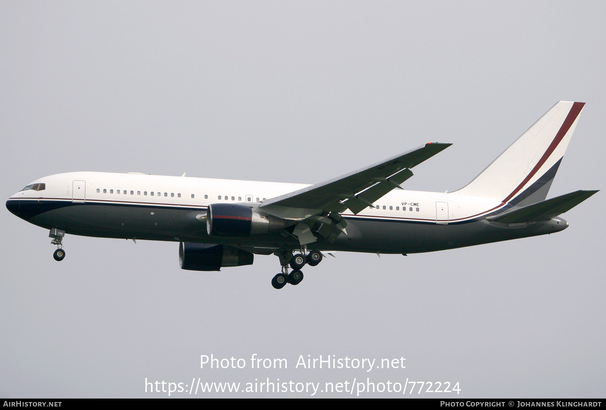 Aircraft Photo of VP-CME | Boeing 767-231(ER) | Mid East Jet | AirHistory.net #772224