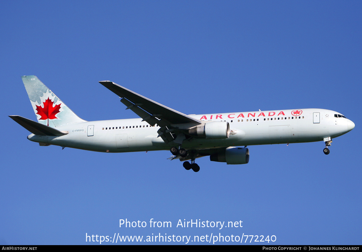 Aircraft Photo of C-FMWQ | Boeing 767-333/ER | Air Canada | AirHistory.net #772240