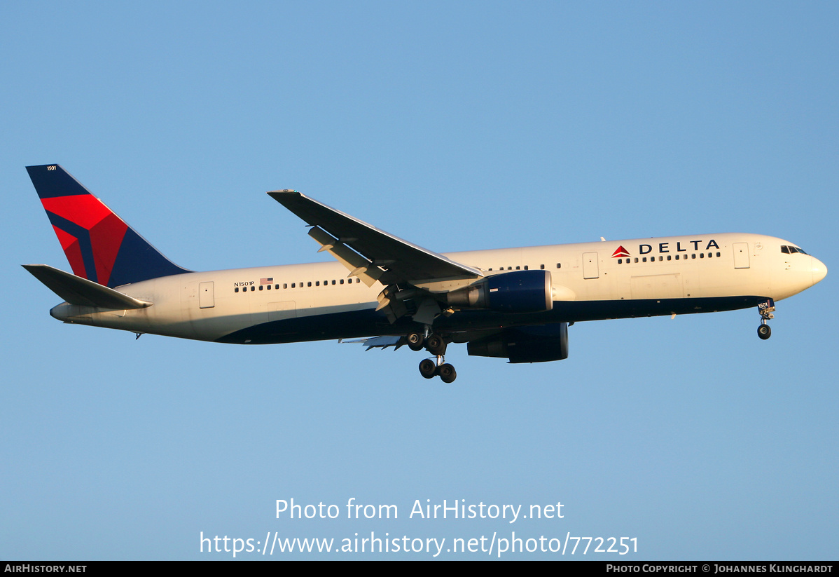 Aircraft Photo of N1501P | Boeing 767-3P6/ER | Delta Air Lines | AirHistory.net #772251