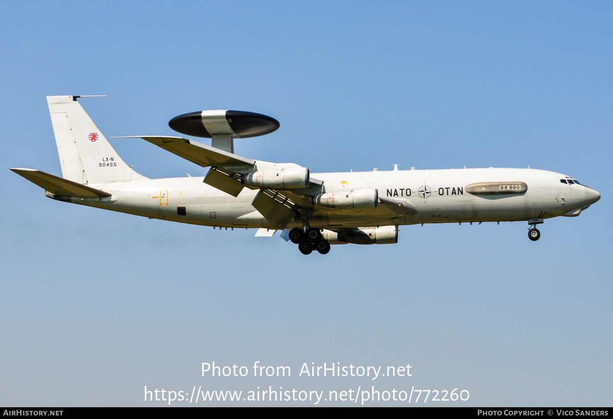 Aircraft Photo of LX-N90455 | Boeing E-3A Sentry | Luxembourg - NATO | AirHistory.net #772260