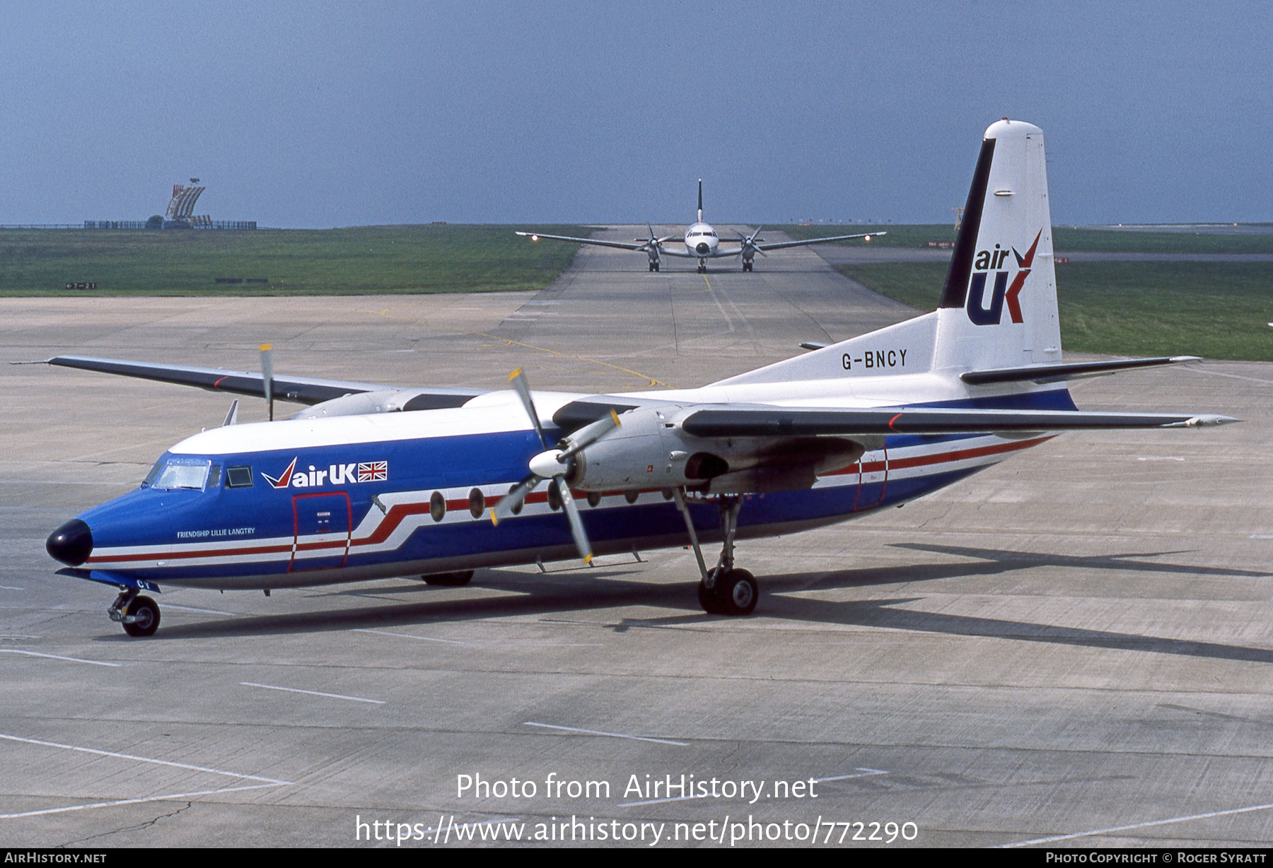 Aircraft Photo of G-BNCY | Fokker F27-500F Friendship | Air UK | AirHistory.net #772290