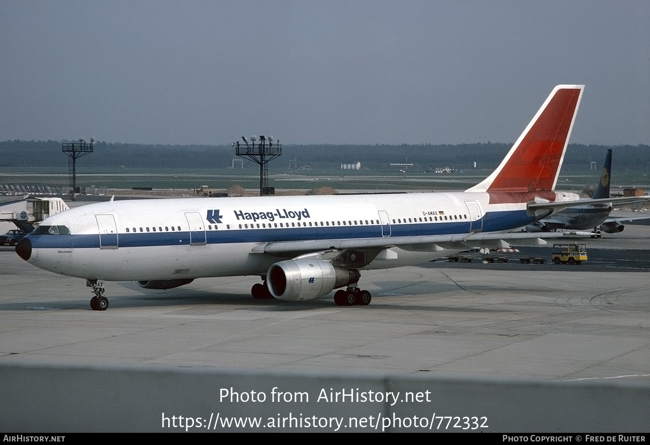 Aircraft Photo of D-AMAX | Airbus A300B4-203 | Hapag-Lloyd | AirHistory.net #772332