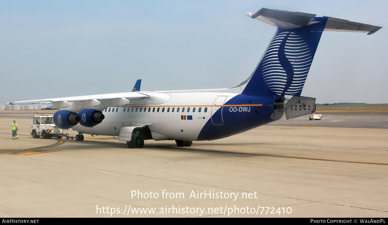 Aircraft Photo of OO-DWJ | British Aerospace Avro 146-RJ100 | SN Brussels Airlines | AirHistory.net #772410