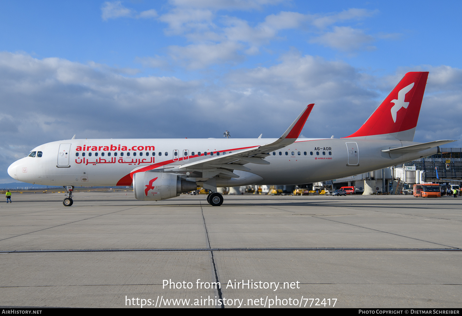 Aircraft Photo of A6-AOR | Airbus A320-214 | Air Arabia | AirHistory.net #772417