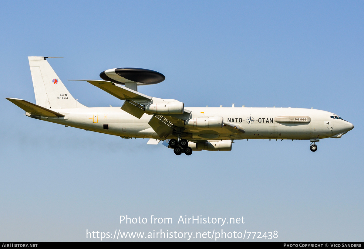 Aircraft Photo of LX-N90444 | Boeing E-3A Sentry | Luxembourg - NATO | AirHistory.net #772438