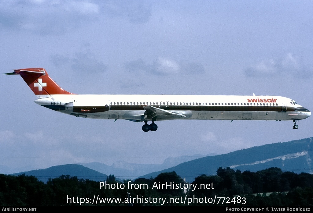 Aircraft Photo of HB-INS | McDonnell Douglas MD-81 (DC-9-81) | Swissair | AirHistory.net #772483