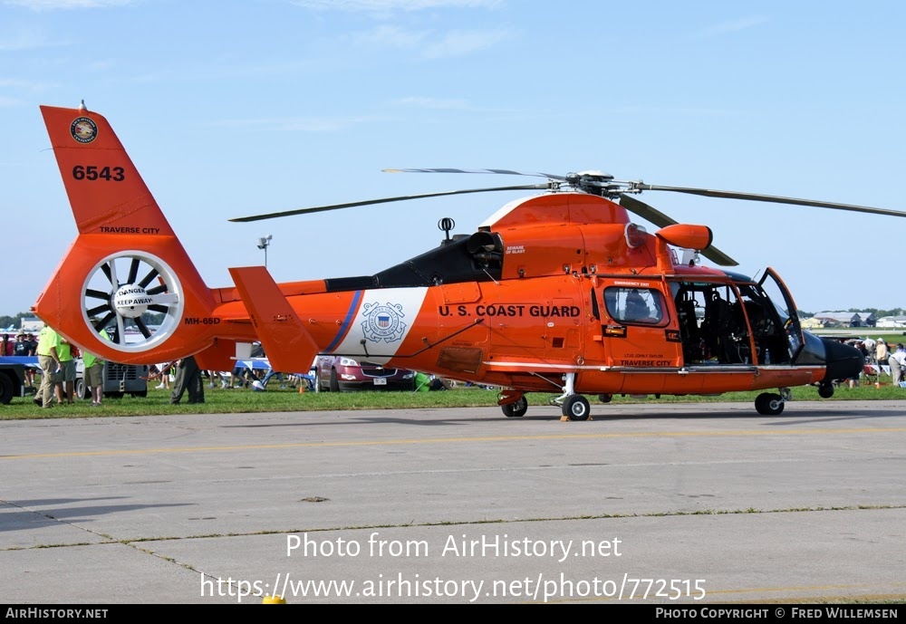 Aircraft Photo of 6543 | Aerospatiale MH-65D Dolphin | USA - Coast Guard | AirHistory.net #772515