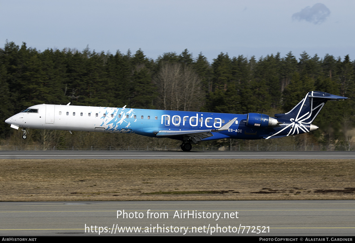 Aircraft Photo of ES-ACC | Bombardier CRJ-900ER (CL-600-2D24) | Nordica | AirHistory.net #772521