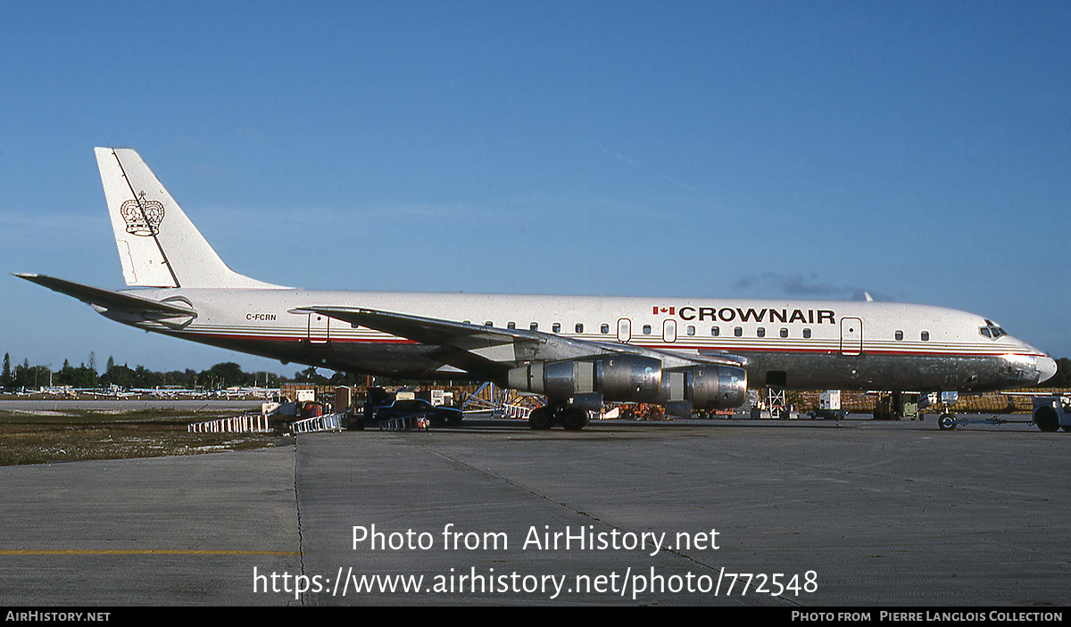 Aircraft Photo of C-FCRN | Douglas DC-8-52 | CrownAir | AirHistory.net #772548