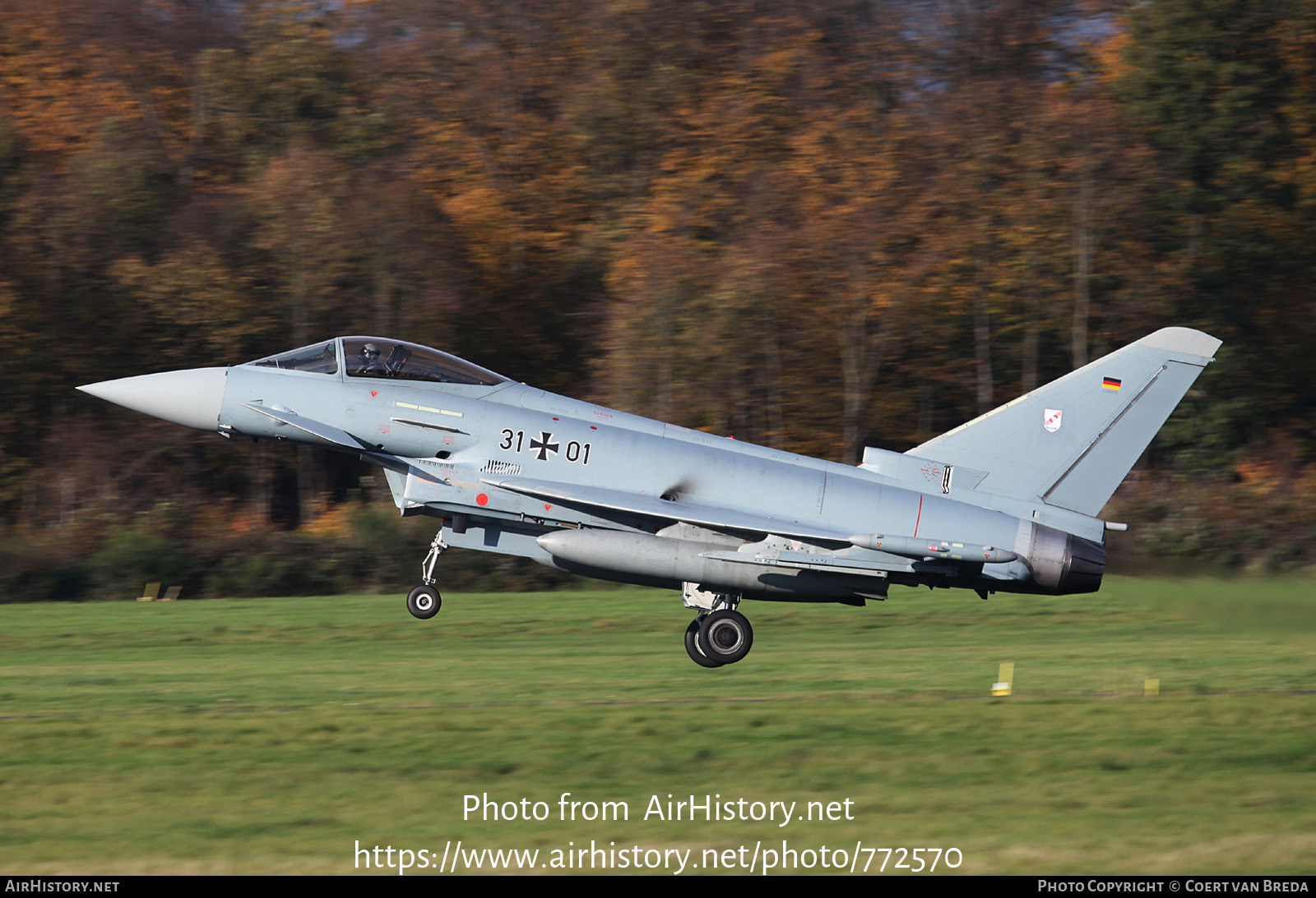 Aircraft Photo of 3101 | Eurofighter EF-2000 Typhoon S | Germany - Air Force | AirHistory.net #772570