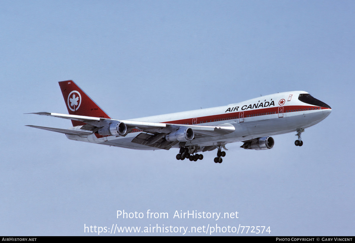 Aircraft Photo of CF-TOA | Boeing 747-133 | Air Canada | AirHistory.net #772574