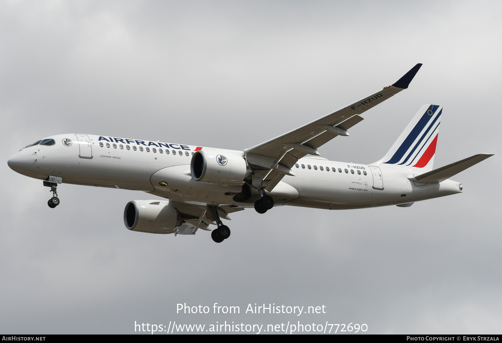 Aircraft Photo of F-HZUD | Airbus A220-371 (BD-500-1A11) | Air France | AirHistory.net #772690