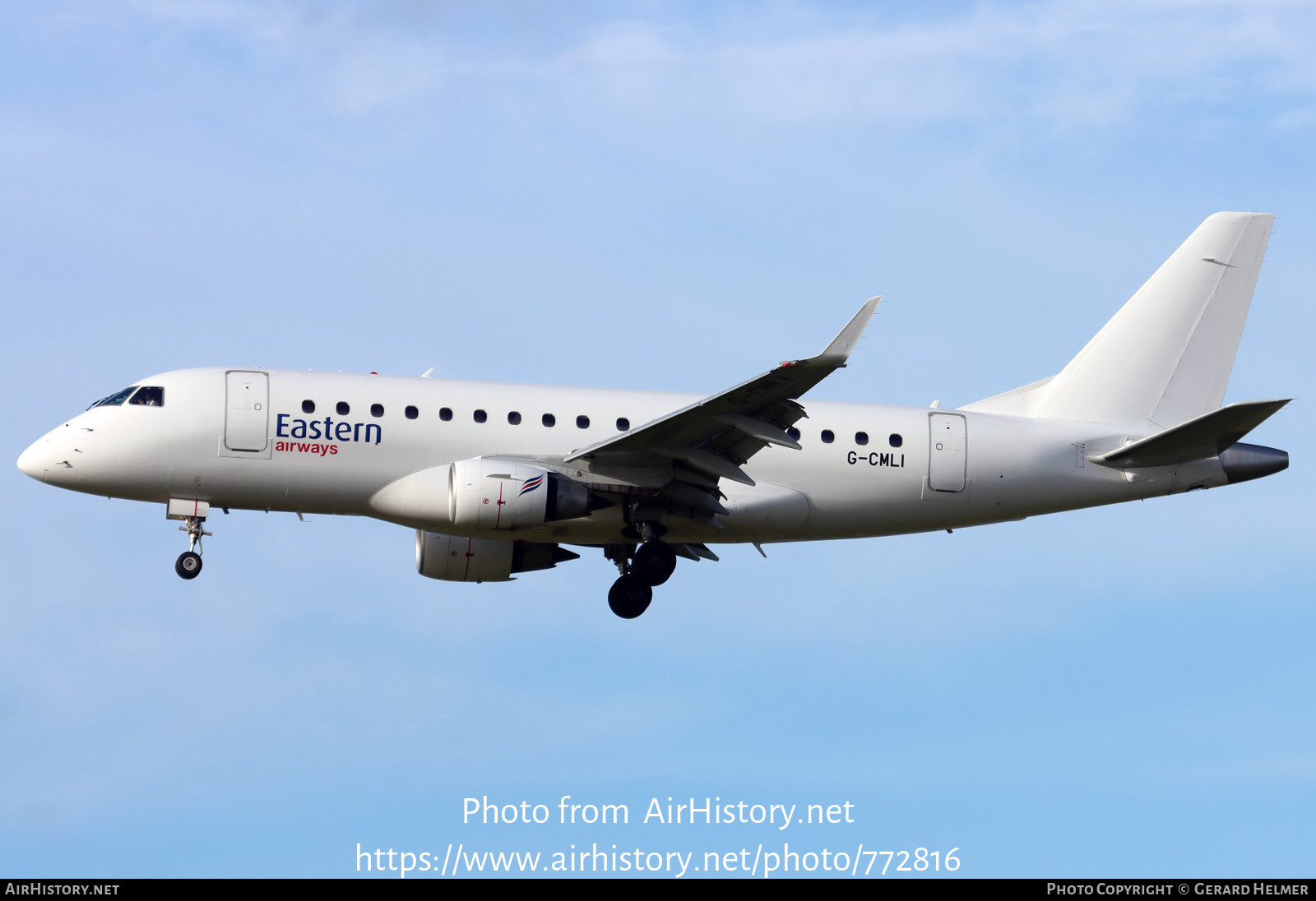 Aircraft Photo of G-CMLI | Embraer 170STD (ERJ-170-100STD) | Eastern Airways | AirHistory.net #772816