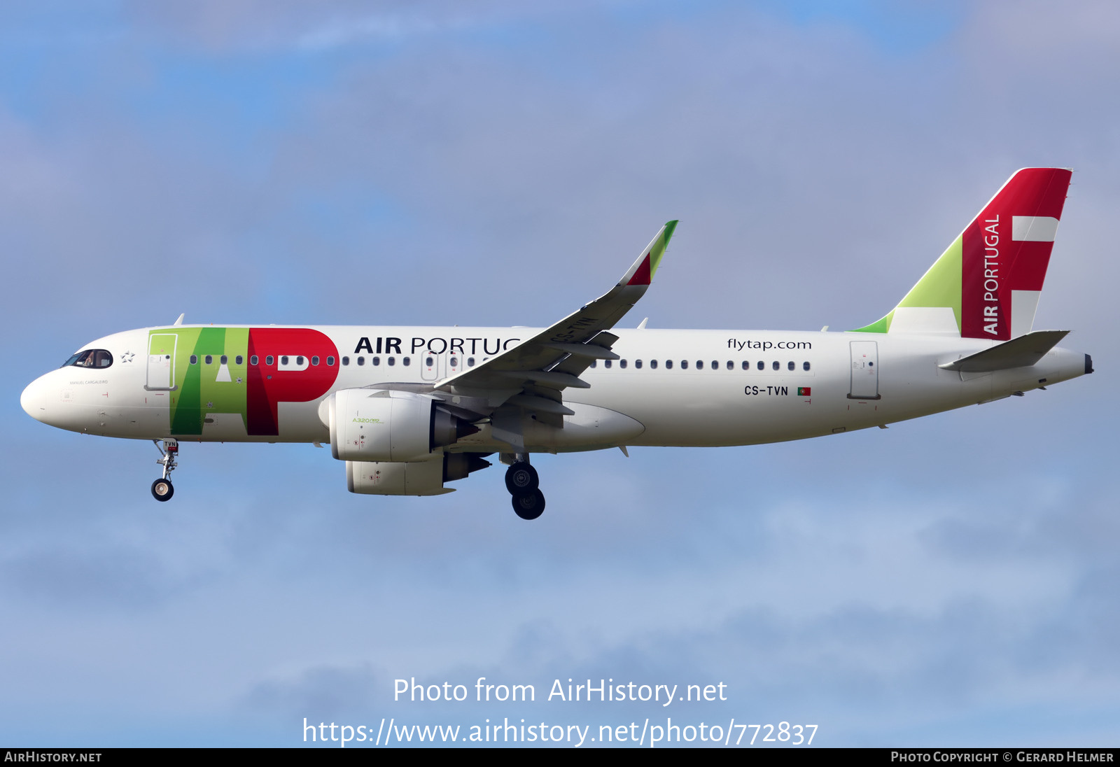 Aircraft Photo of CS-TVN | Airbus A320-251N | TAP Air Portugal | AirHistory.net #772837