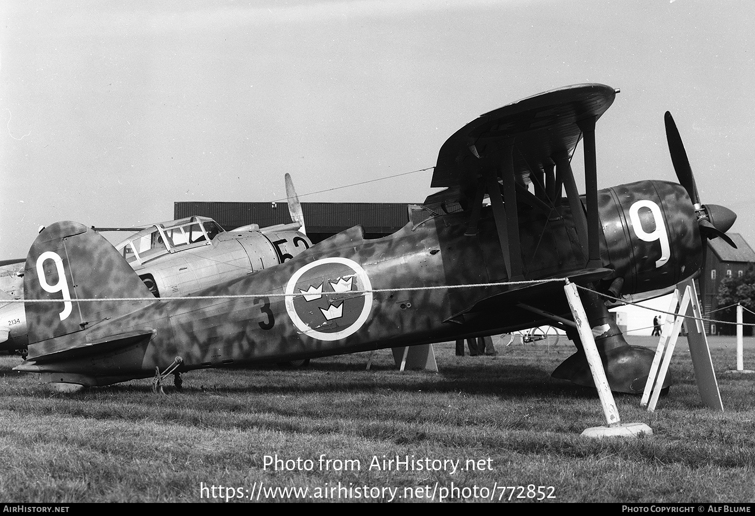 Aircraft Photo of 2543 | Fiat J11 Falco (CR-42) | Sweden - Air Force | AirHistory.net #772852