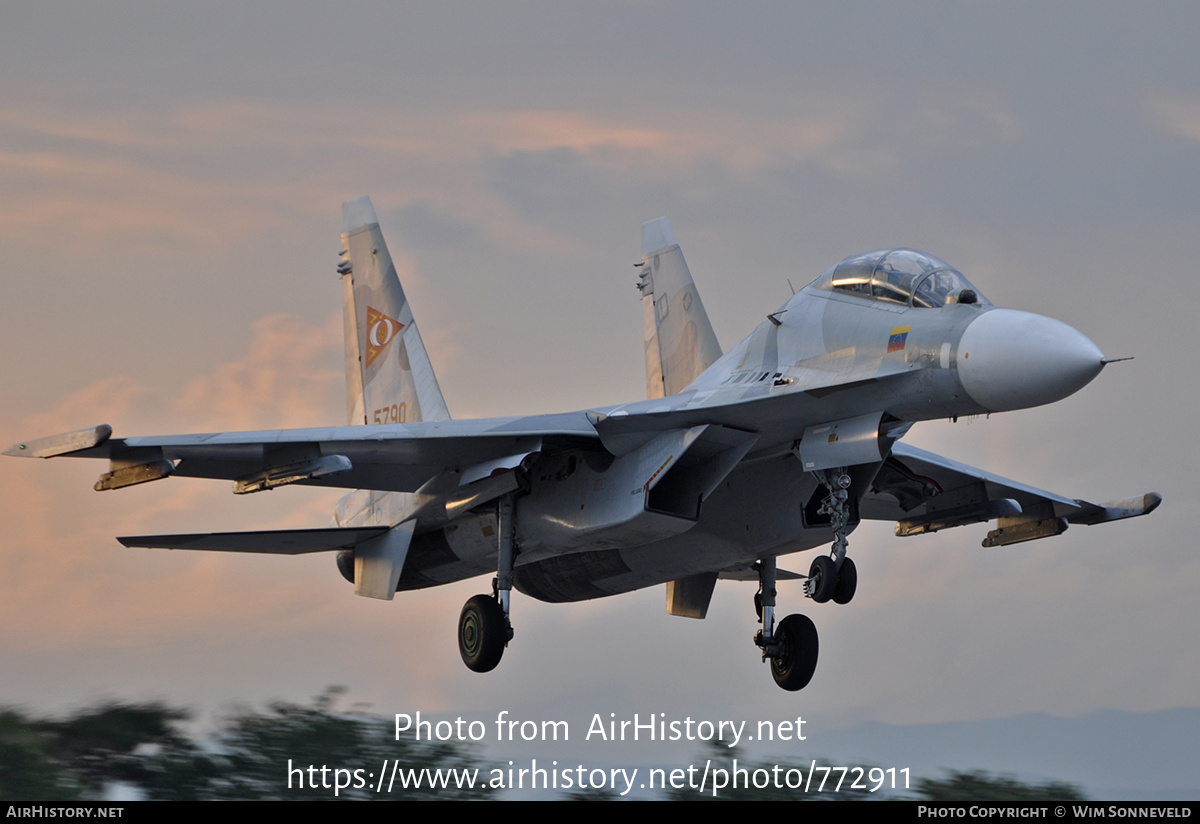 Aircraft Photo of 5790 | Sukhoi Su-30MK2 | Venezuela - Air Force | AirHistory.net #772911