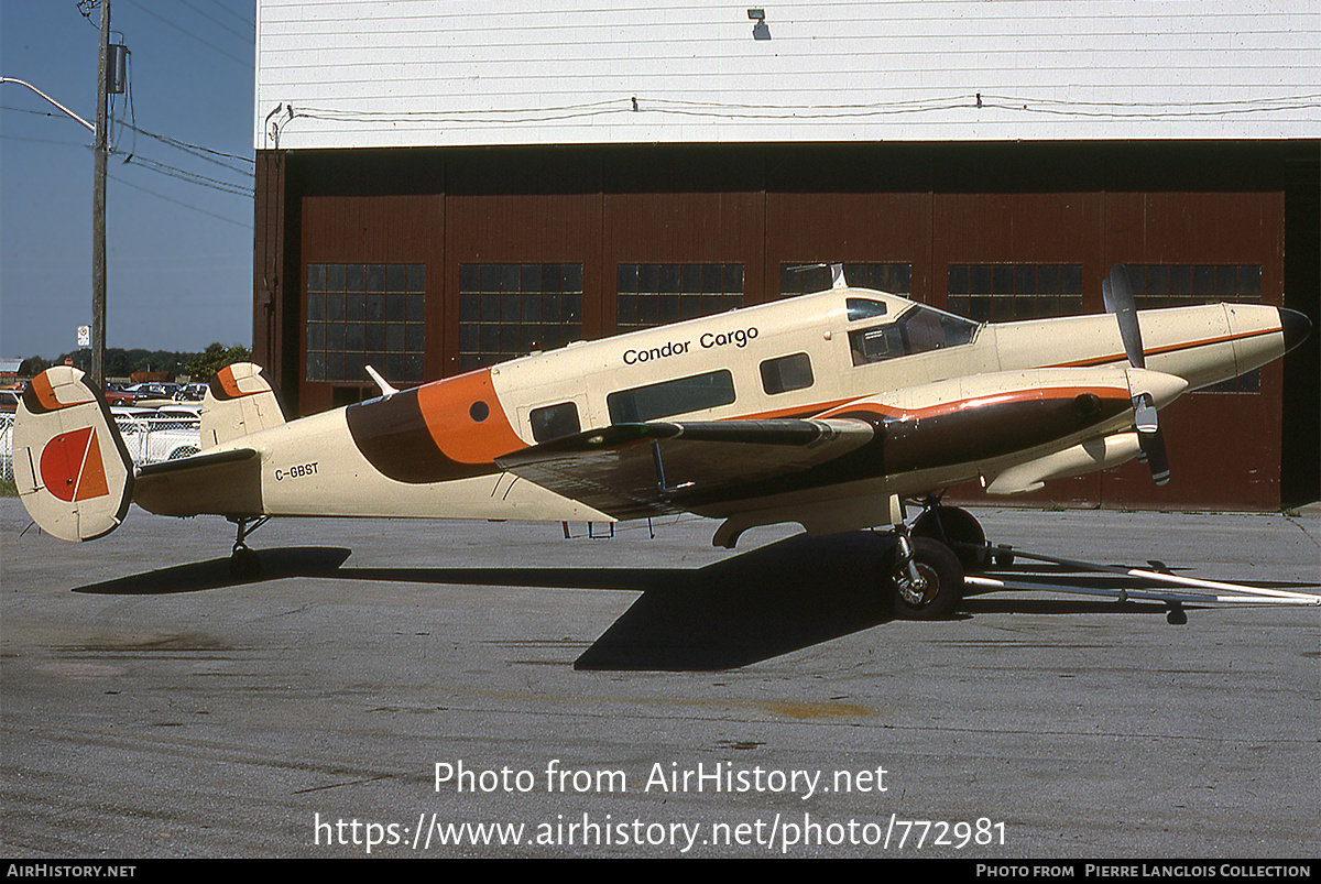 Aircraft Photo of C-GBST | Hamilton Westwind III | Condor Cargo | AirHistory.net #772981