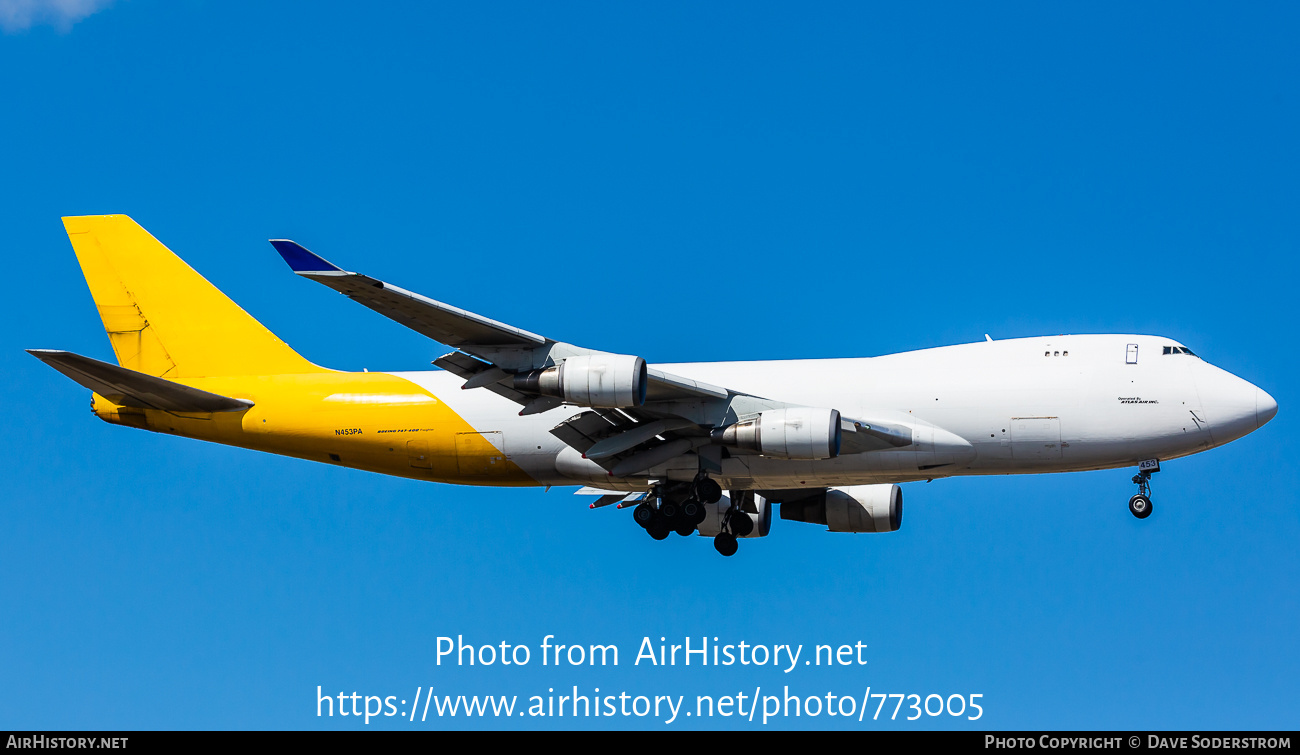 Aircraft Photo of N453PA | Boeing 747-46NF/SCD | Atlas Air | AirHistory.net #773005