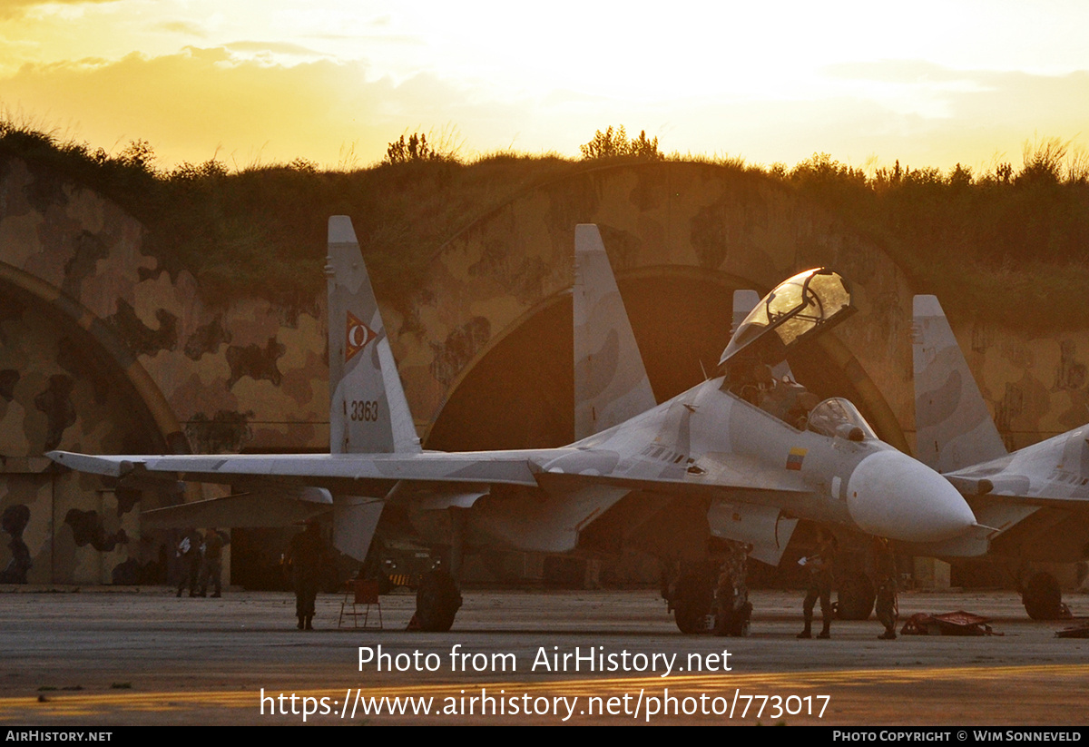 Aircraft Photo of 3363 | Sukhoi Su-30MK2 | Venezuela - Air Force | AirHistory.net #773017