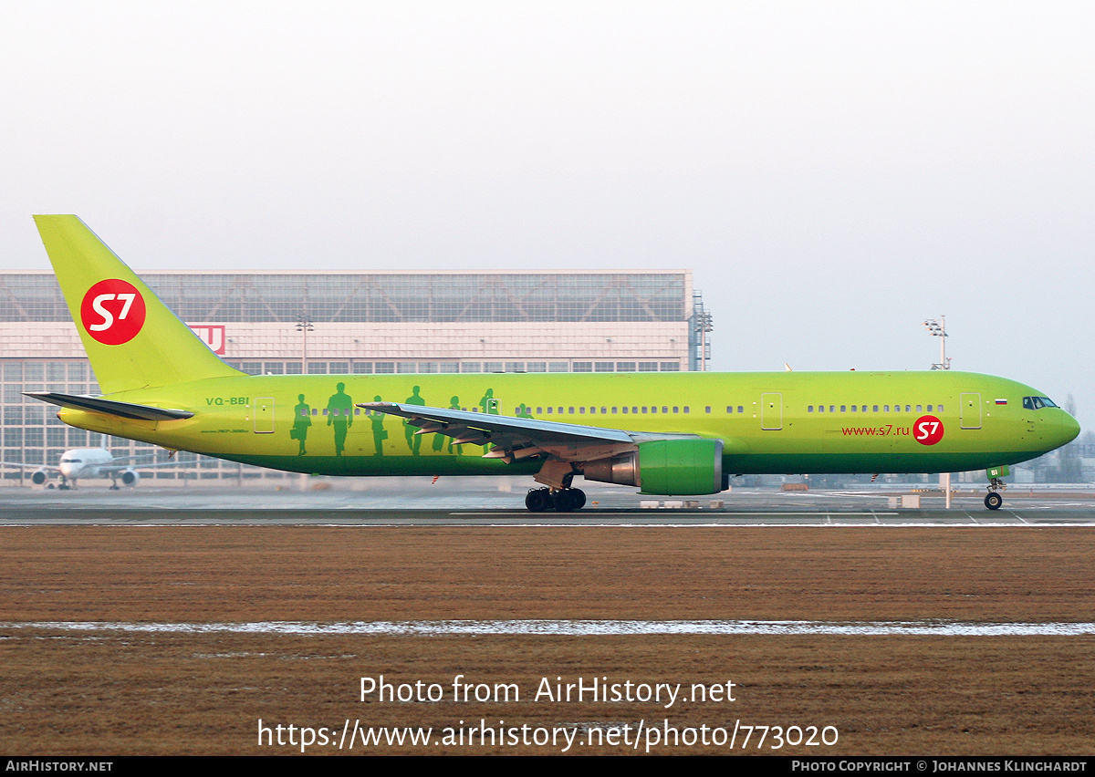 Aircraft Photo of VQ-BBI | Boeing 767-328/ER | S7 Airlines | AirHistory.net #773020