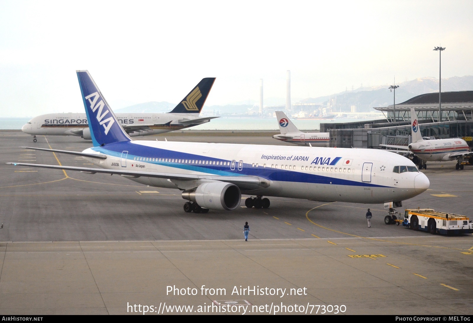 Aircraft Photo of JA613A | Boeing 767-381/ER | All Nippon Airways - ANA | AirHistory.net #773030