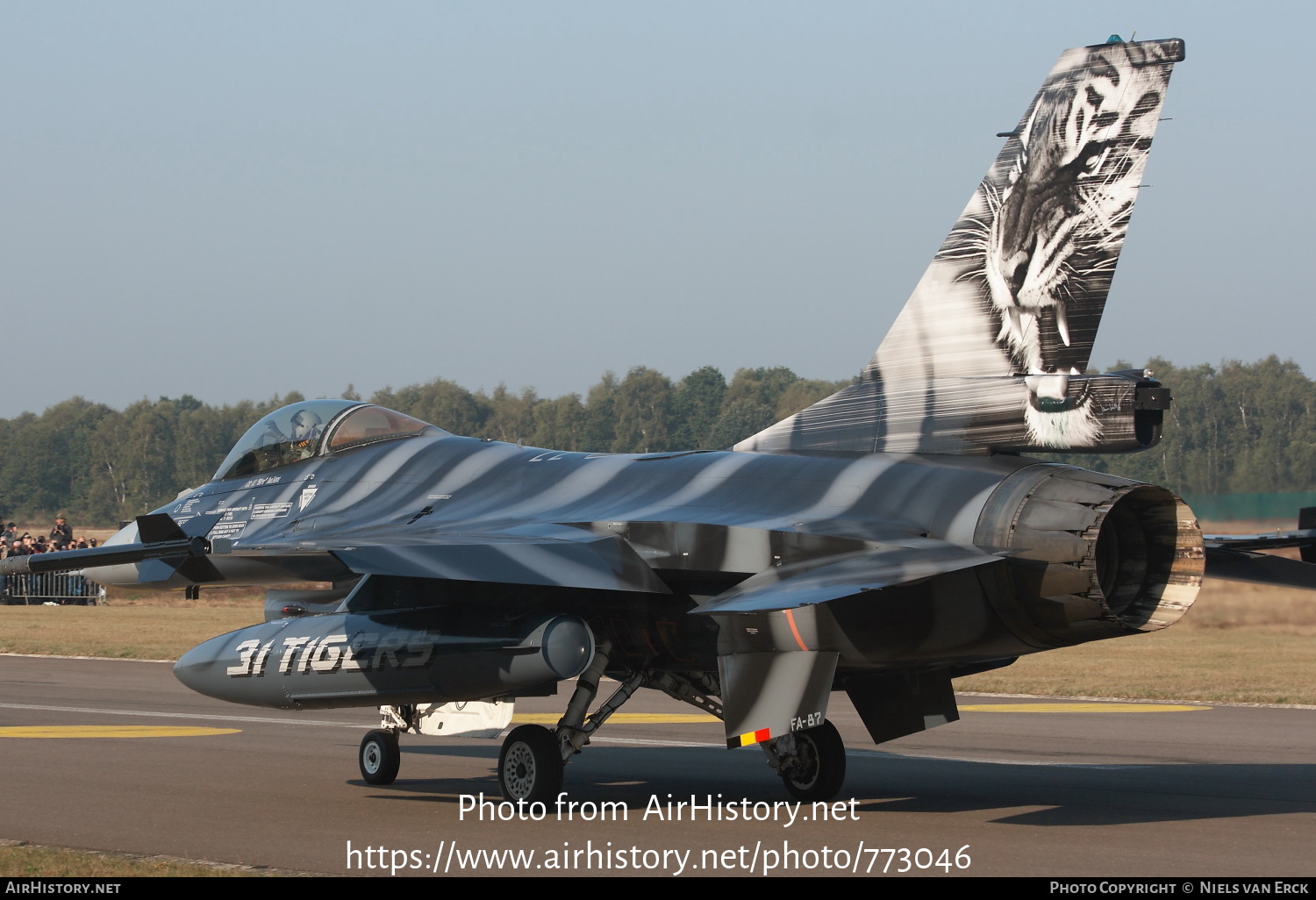 Aircraft Photo of FA-87 | General Dynamics F-16AM Fighting Falcon | Belgium - Air Force | AirHistory.net #773046