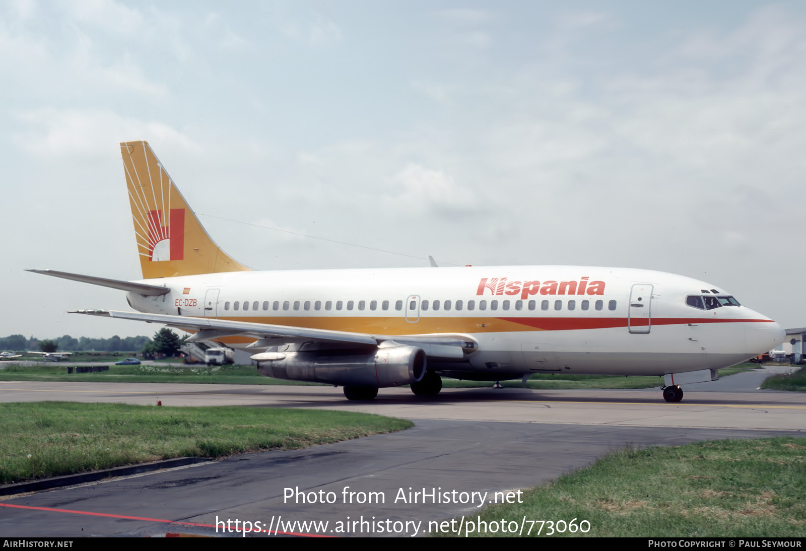 Aircraft Photo of EC-DZB | Boeing 737-248C | Hispania Líneas Aéreas | AirHistory.net #773060