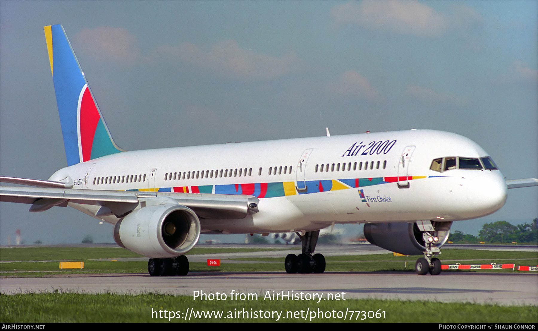 Aircraft Photo of G-OOOX | Boeing 757-2Y0 | Air 2000 | AirHistory.net #773061