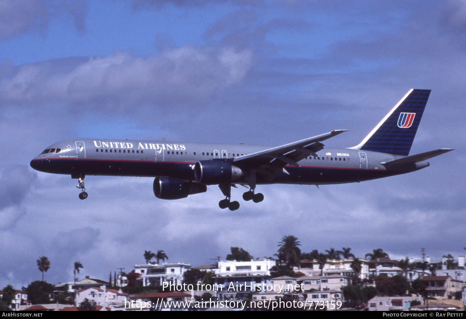 Aircraft Photo of N531UA | Boeing 757-222 | United Airlines | AirHistory.net #773159