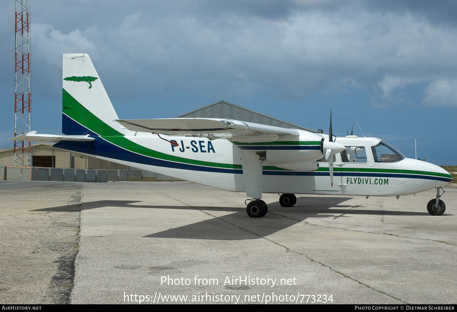 Aircraft Photo of PJ-SEA | Britten-Norman BN-2A-26 Islander | Divi Divi Air | AirHistory.net #773234