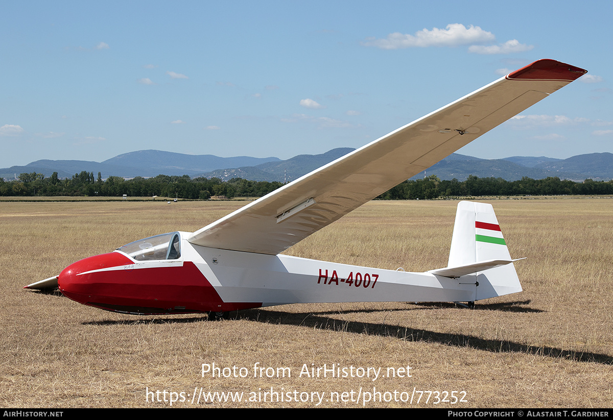 Aircraft Photo of HA-4007 | Schleicher K-8B | AirHistory.net #773252