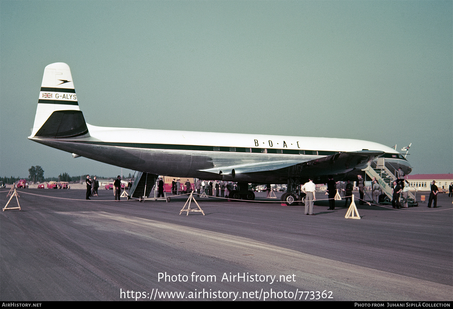 Aircraft Photo of G-ALYS | De Havilland D.H. 106 Comet 1 | BOAC - British Overseas Airways Corporation | AirHistory.net #773362