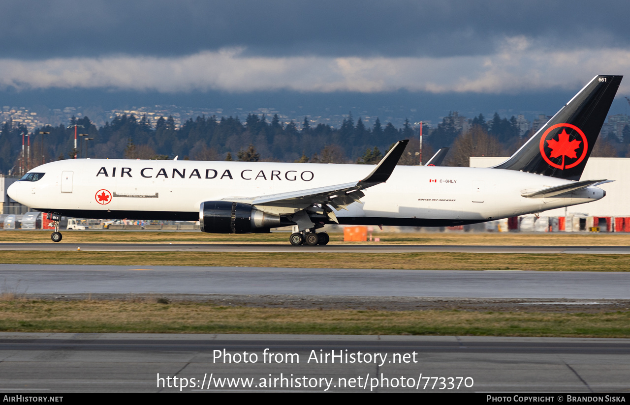 Aircraft Photo of C-GHLV | Boeing 767-36N/ER (BDSF) | Air Canada Cargo | AirHistory.net #773370