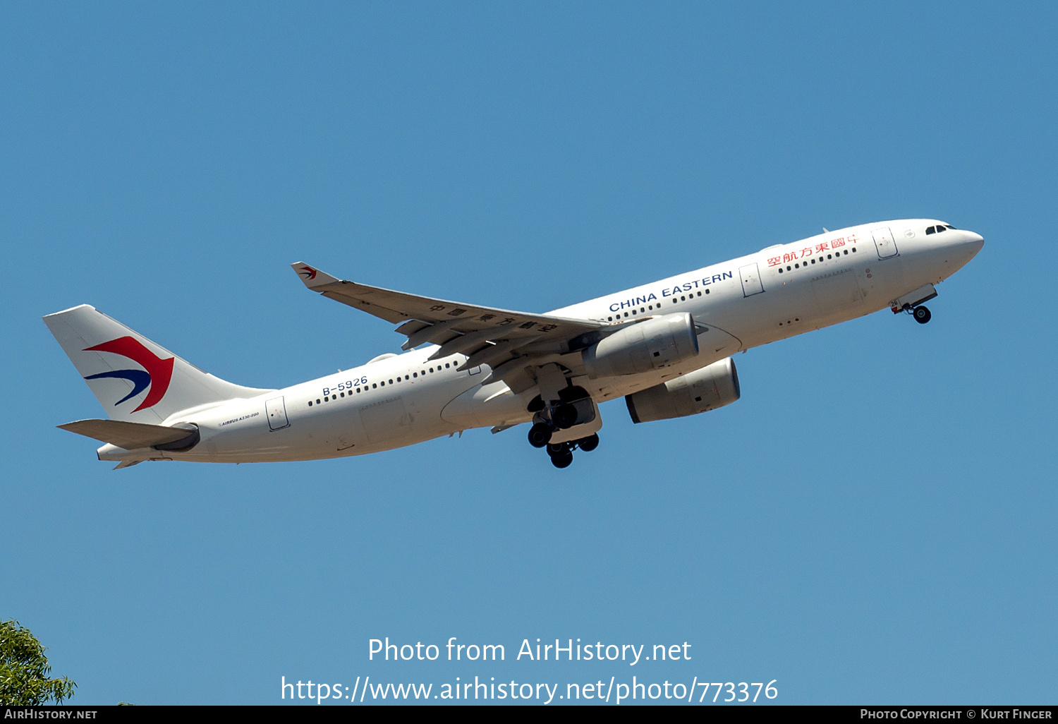 Aircraft Photo of B-5926 | Airbus A330-243 | China Eastern Airlines | AirHistory.net #773376