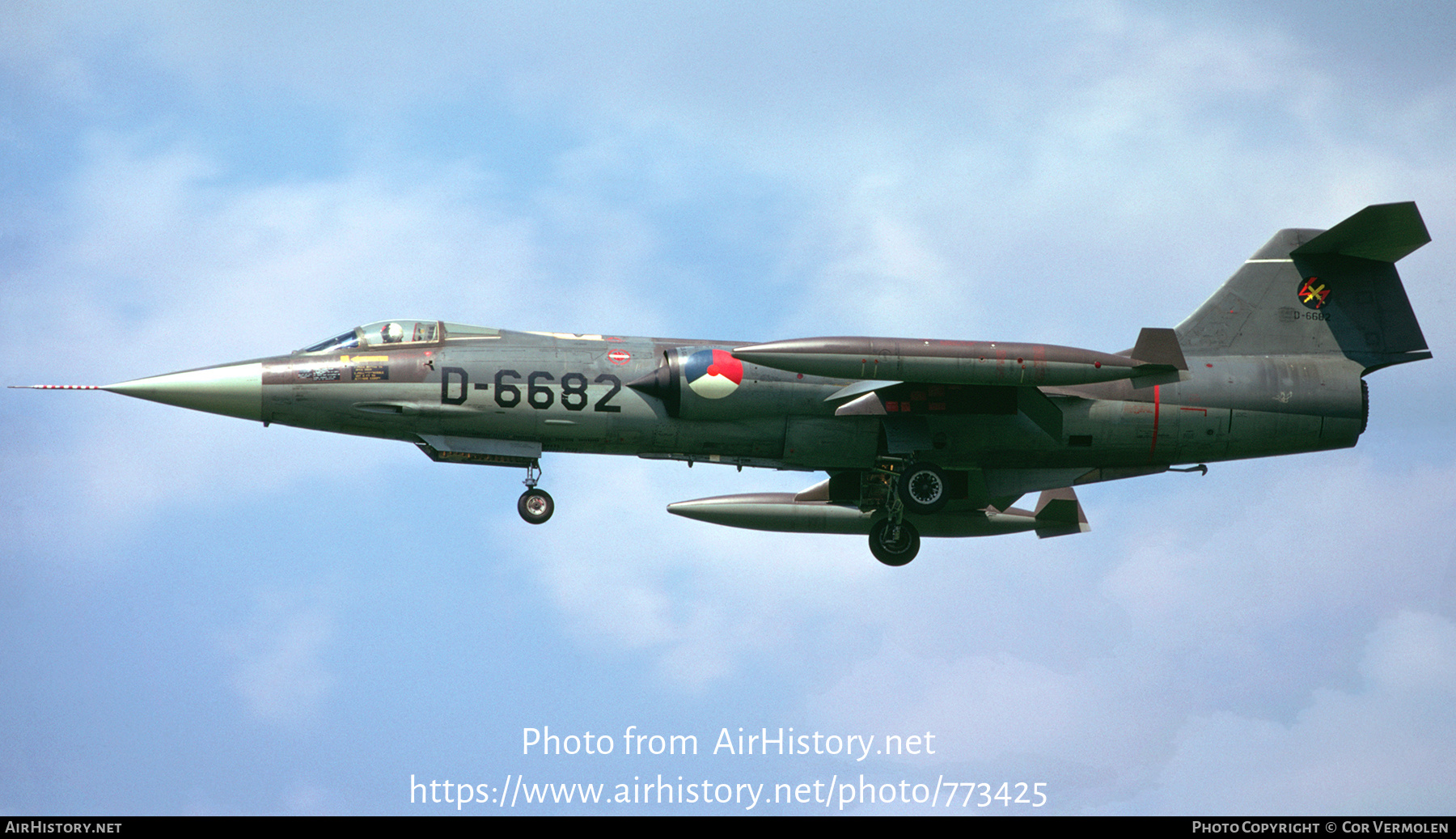 Aircraft Photo of D-6682 | Lockheed F-104G Starfighter | Netherlands - Air Force | AirHistory.net #773425