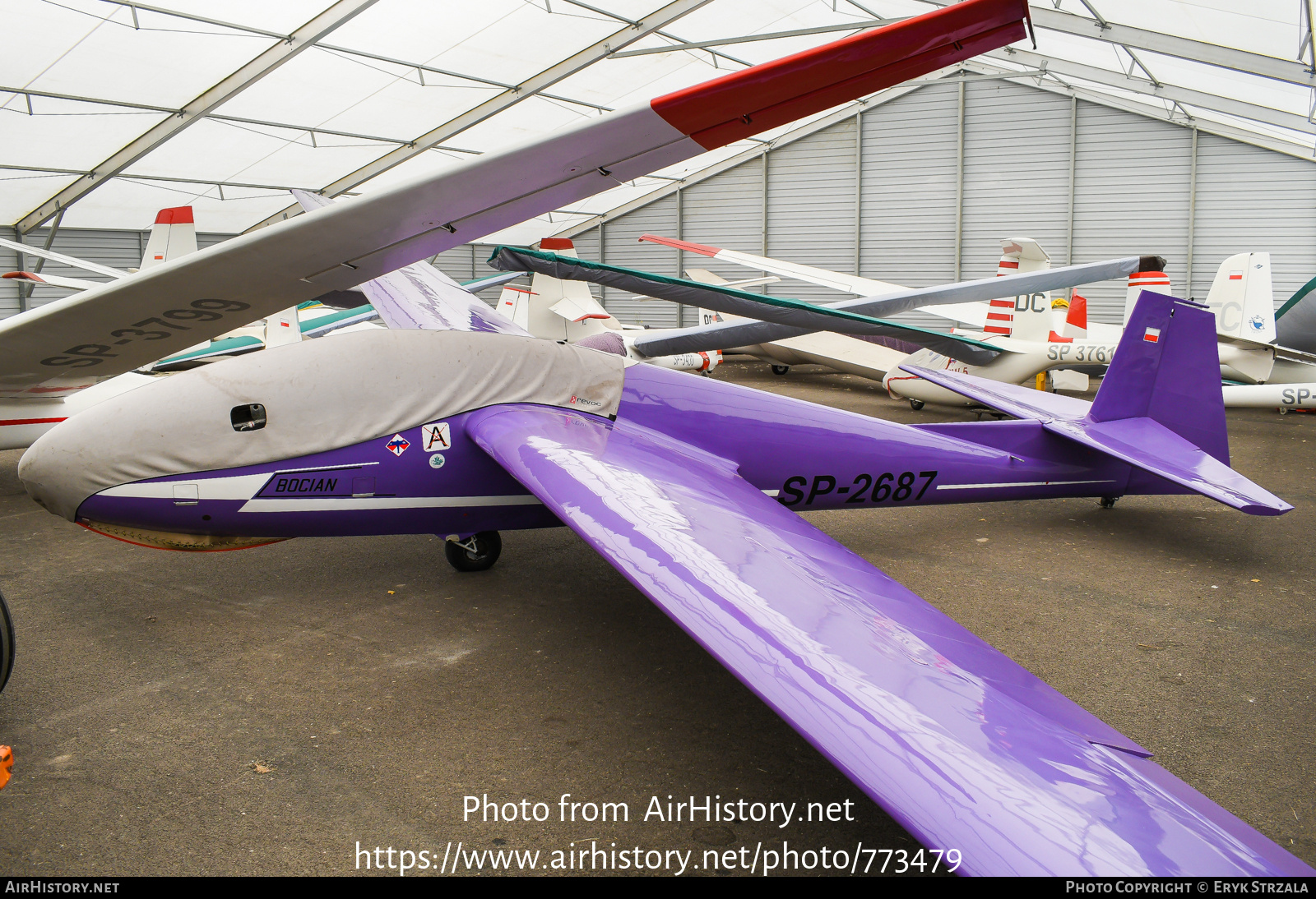 Aircraft Photo of SP-2687 | PZL-Bielsko SZD-9BIS Bocian 1E | Aeroklub Gliwicki | AirHistory.net #773479