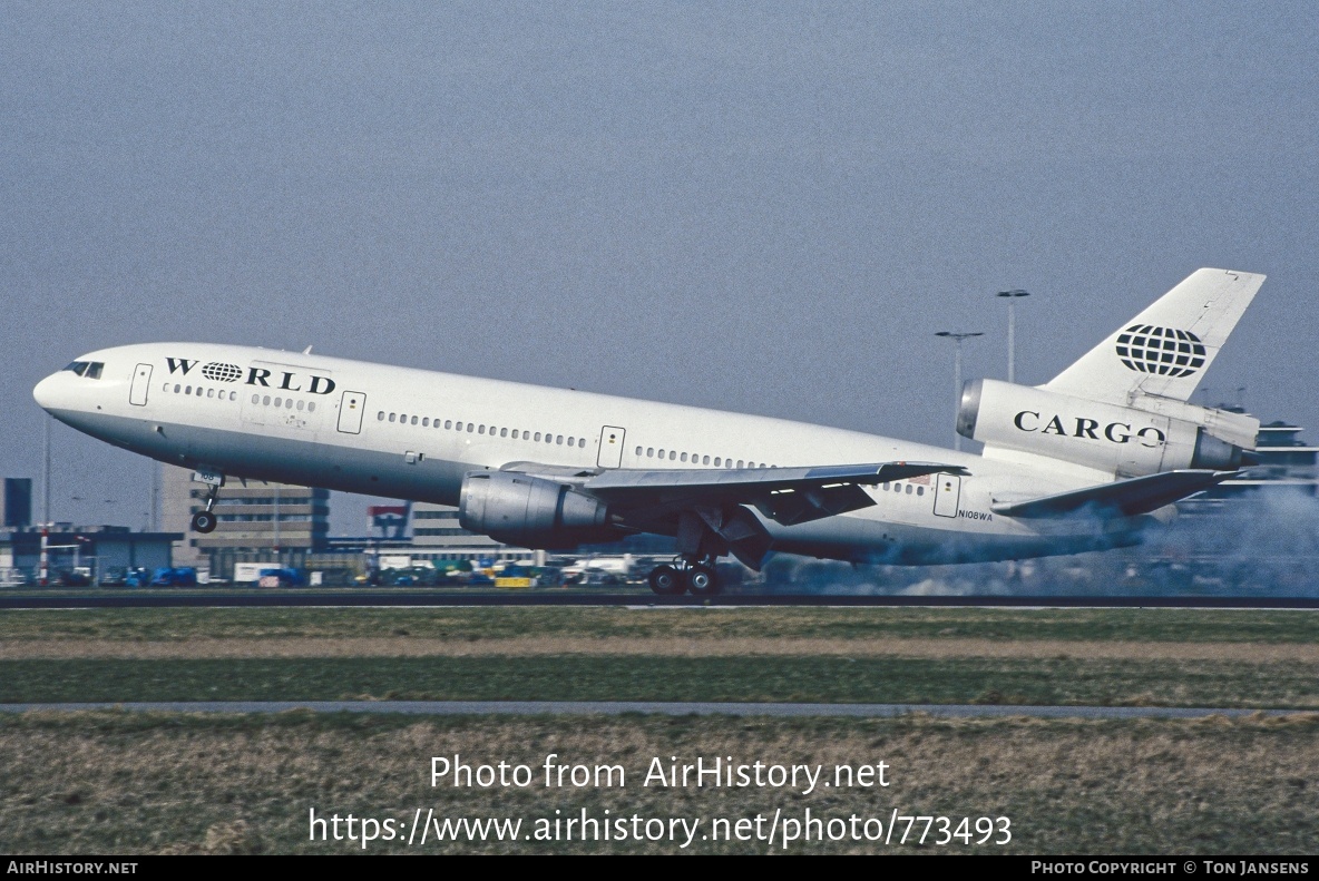 Aircraft Photo of N108WA | McDonnell Douglas DC-10-30CF | World Airways | AirHistory.net #773493