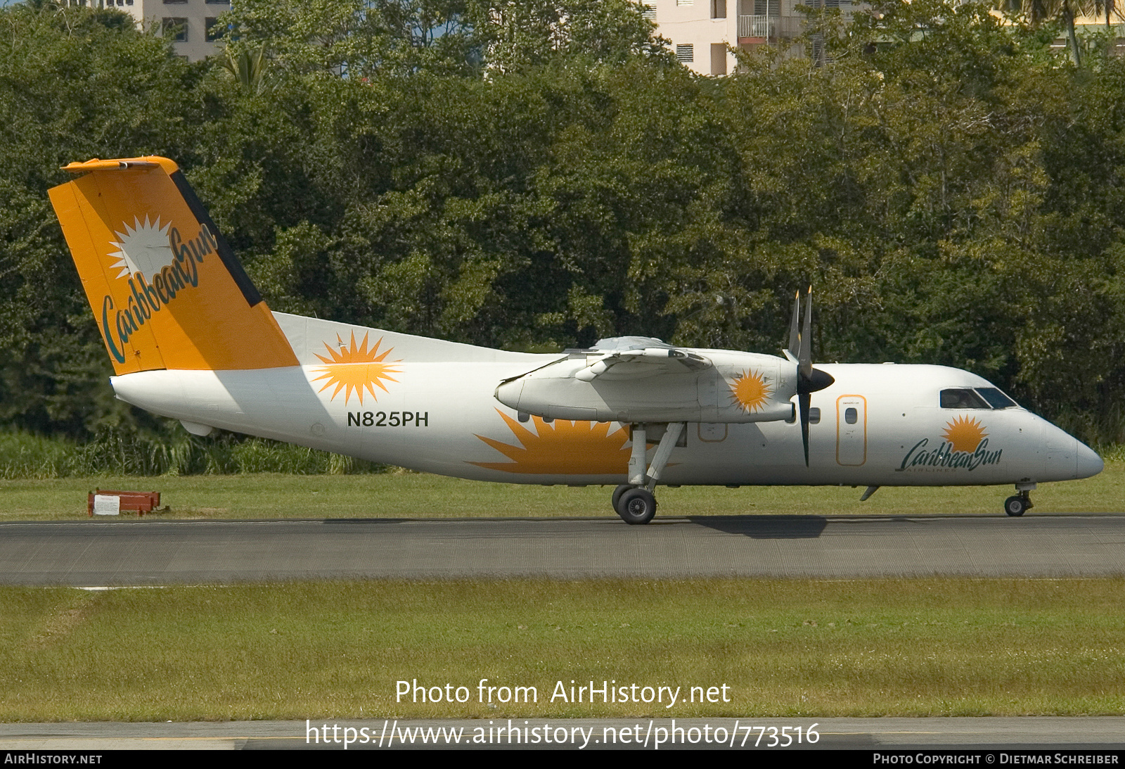 Aircraft Photo of N825PH | De Havilland Canada DHC-8-102 Dash 8 | Caribbean Sun Airlines | AirHistory.net #773516