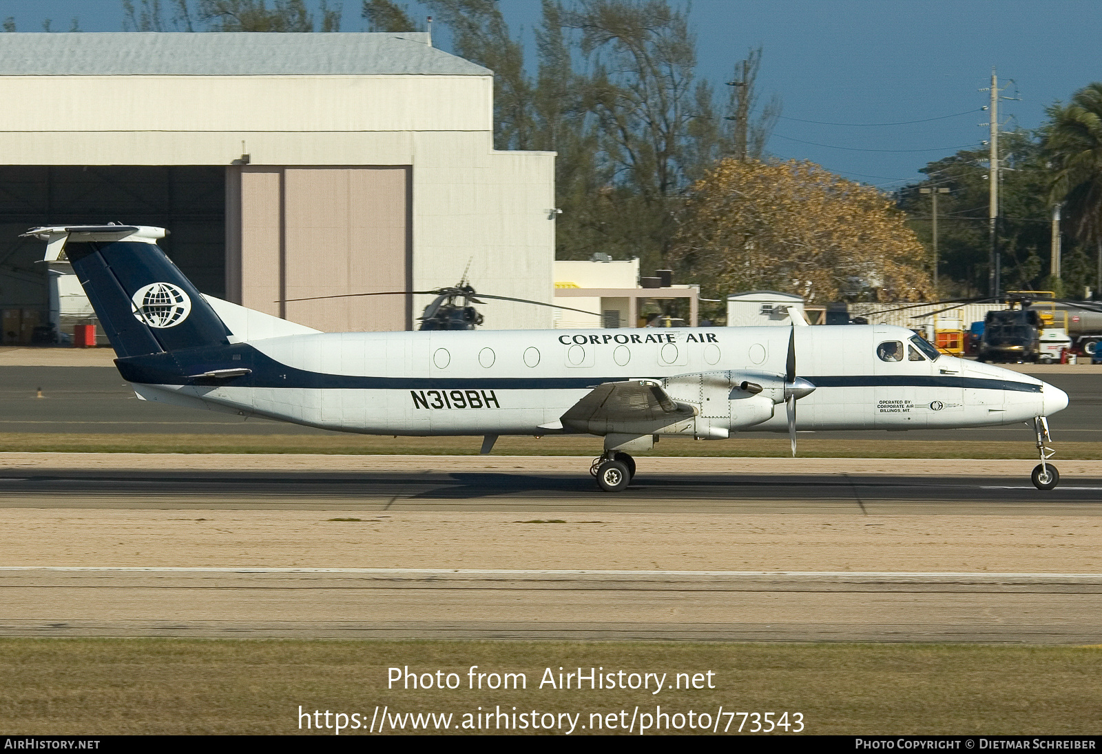 Aircraft Photo of N319BH | Beech 1900C | Corporate Air | AirHistory.net #773543