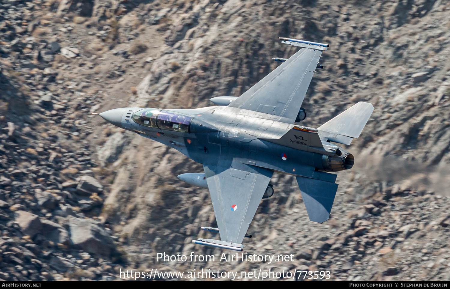 Aircraft Photo of J-210 | General Dynamics F-16BM Fighting Falcon | Netherlands - Air Force | AirHistory.net #773593