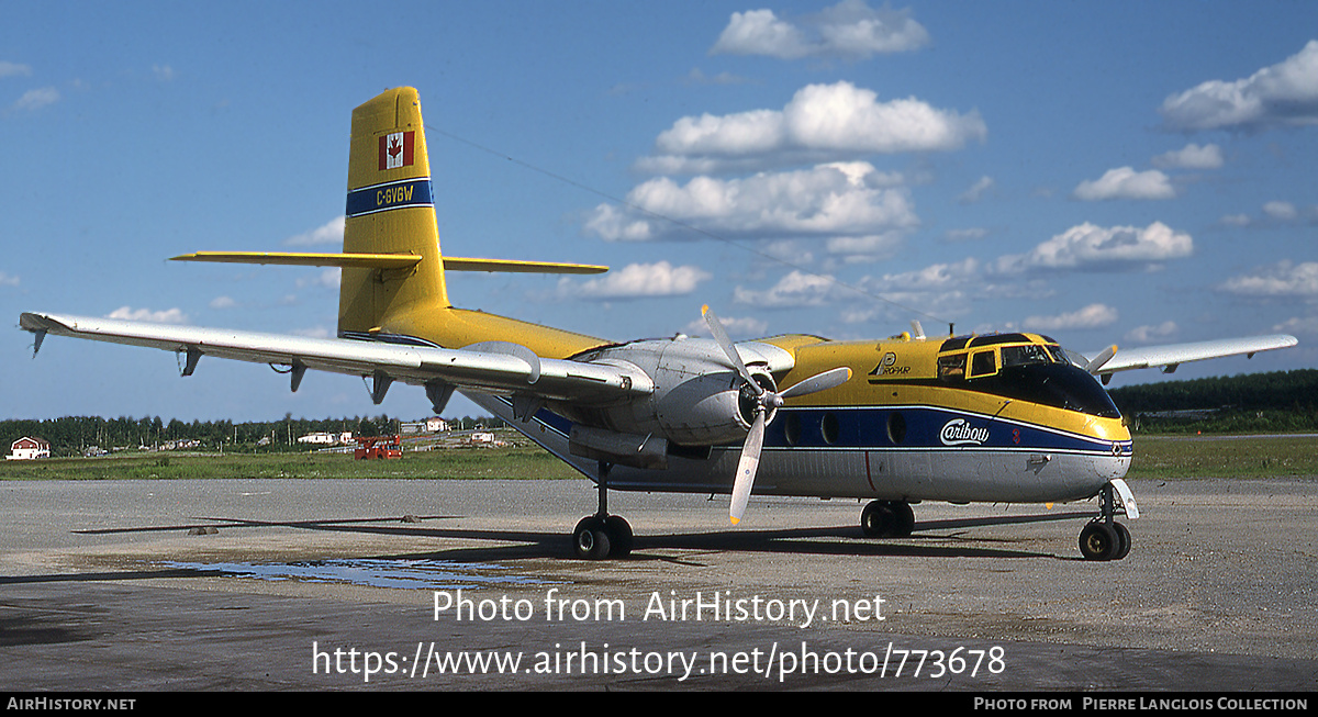 Aircraft Photo of C-GVGW | De Havilland Canada DHC-4A Caribou | Propair | AirHistory.net #773678