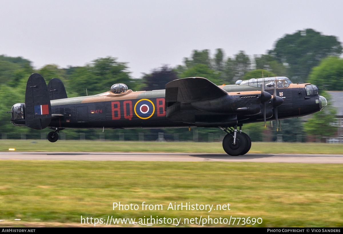 Aircraft Photo of PA474 | Avro 683 Lancaster B1 | UK - Air Force | AirHistory.net #773690