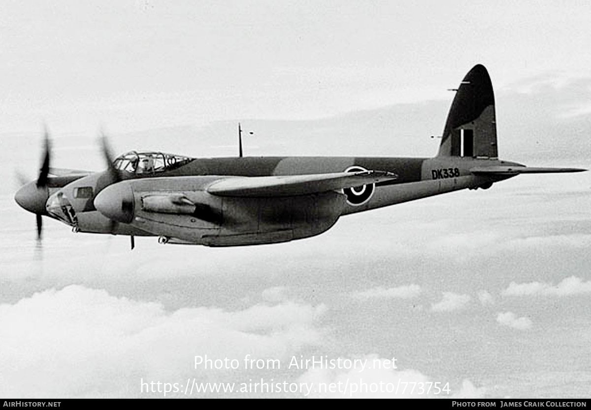 Aircraft Photo of DK338 | De Havilland D.H. 98 Mosquito B4 | UK - Air Force | AirHistory.net #773754