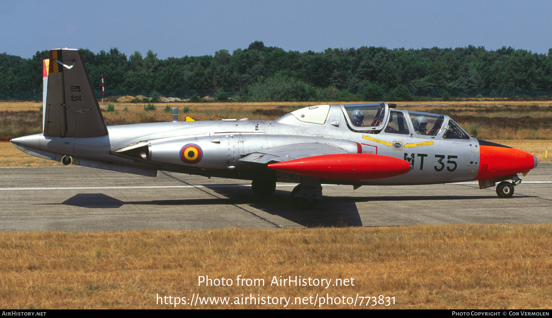 Aircraft Photo of MT-35 | Fouga CM-170R Magister | Belgium - Air Force | AirHistory.net #773831