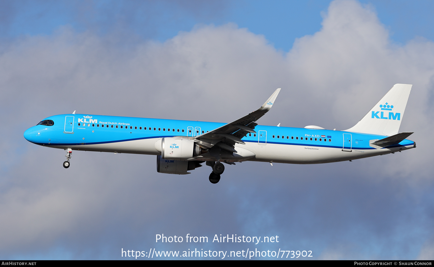 Aircraft Photo of PH-AXD | Airbus A321-252NX | KLM - Koninklijke Luchtvaart Maatschappij | AirHistory.net #773902