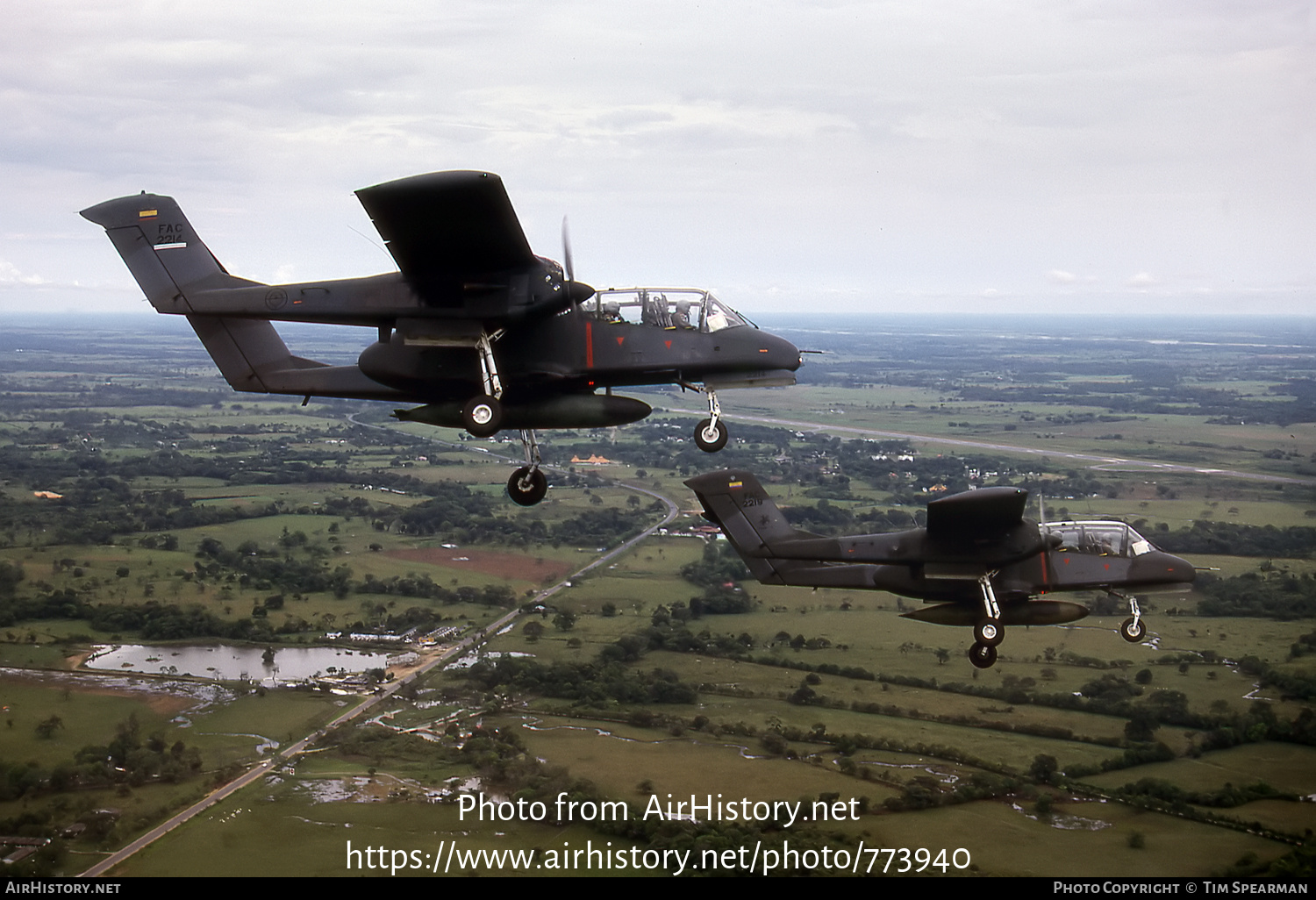 Aircraft Photo of FAC2214 | North American Rockwell OV-10A Bronco | Colombia - Air Force | AirHistory.net #773940