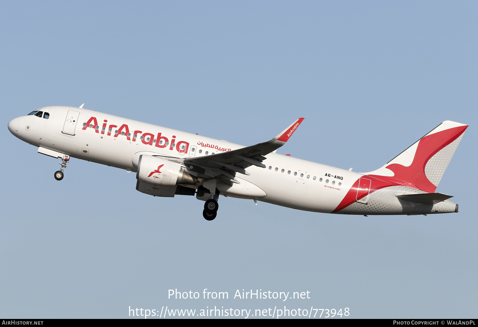 Aircraft Photo of A6-ANQ | Airbus A320-214 | Air Arabia | AirHistory.net #773948