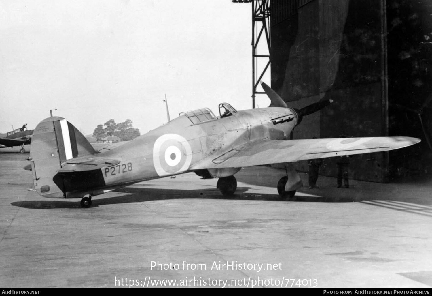 Aircraft Photo of P2728 | Hawker Hurricane Mk1 | UK - Air Force | AirHistory.net #774013