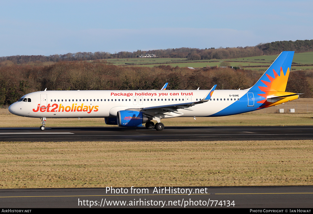 Aircraft Photo of G-SUNE | Airbus A321-251NX | Jet2 Holidays | AirHistory.net #774134